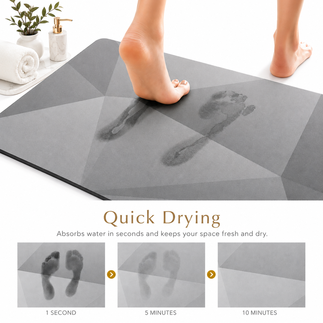 Avonly Stone Bath Mat