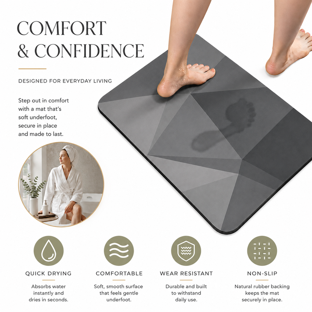 Avonly Stone Bath Mat