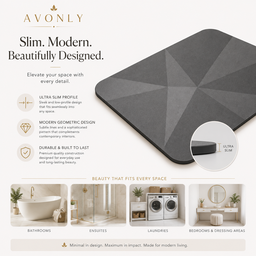 Avonly Stone Bath Mat